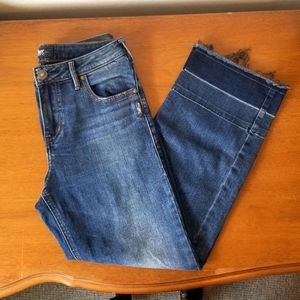 Silver Jean Co. Wideleg cropped jean, size 26